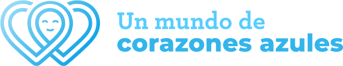 Un mundo de corazones azules